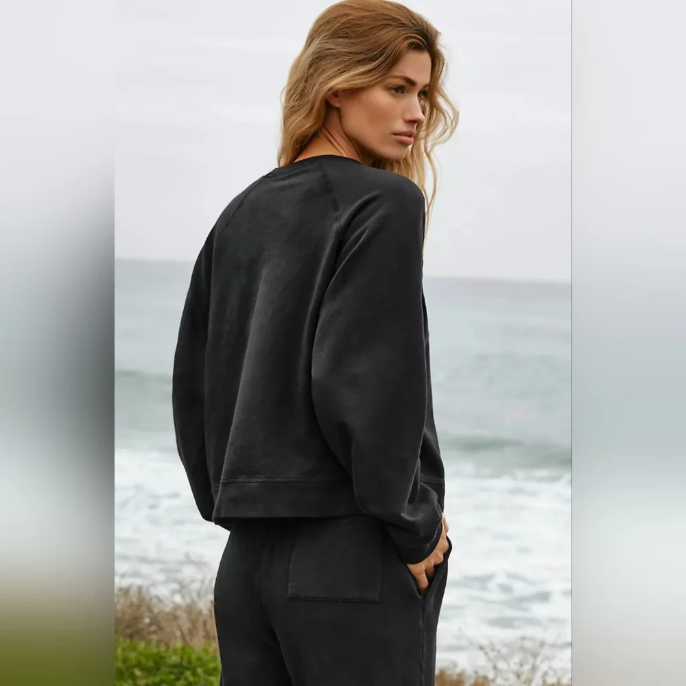Anthropologie Electric & Rose Ronan Heart Sweatshirt - Picture 4 of 9